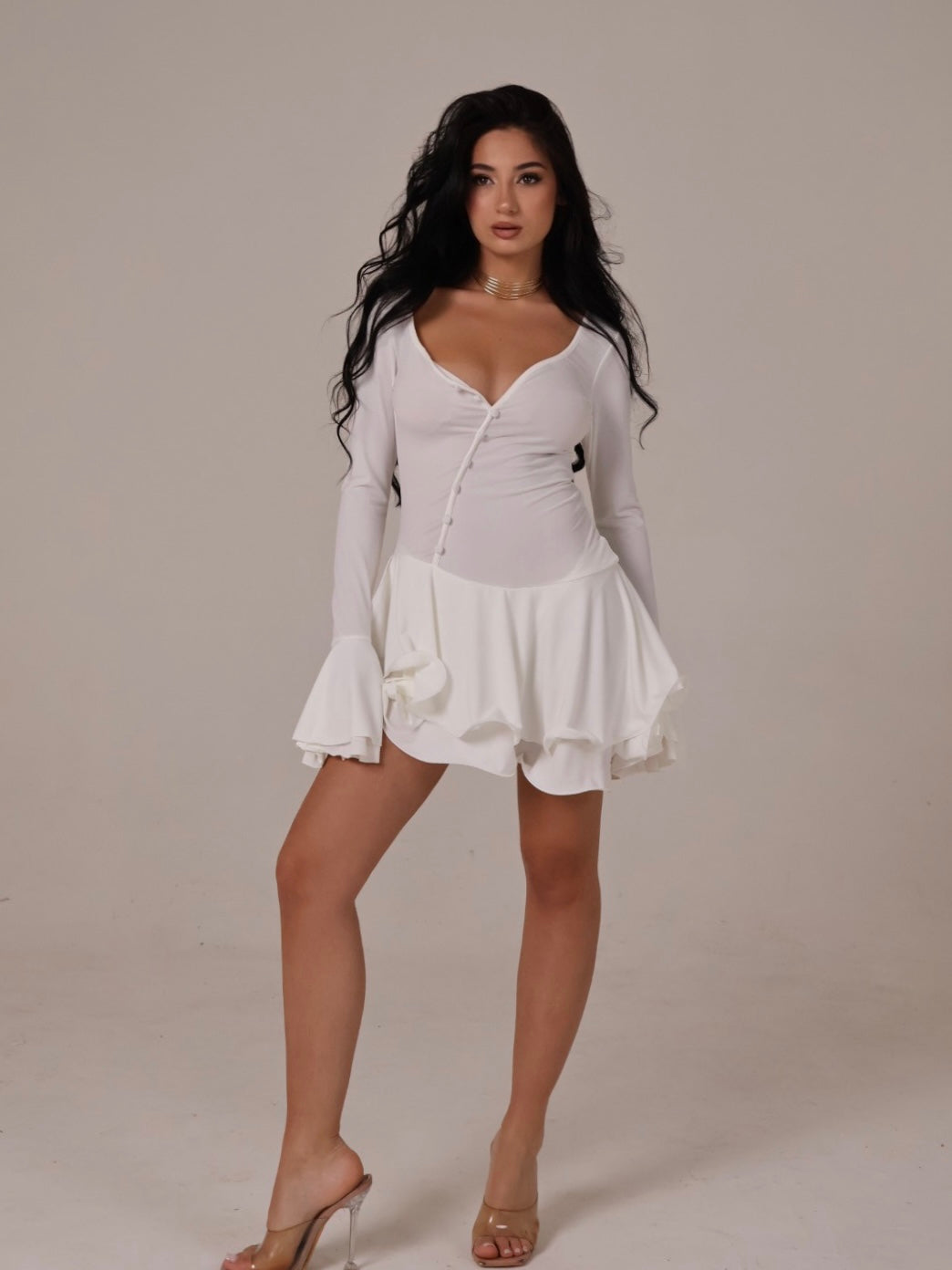 Dress Obsidian White