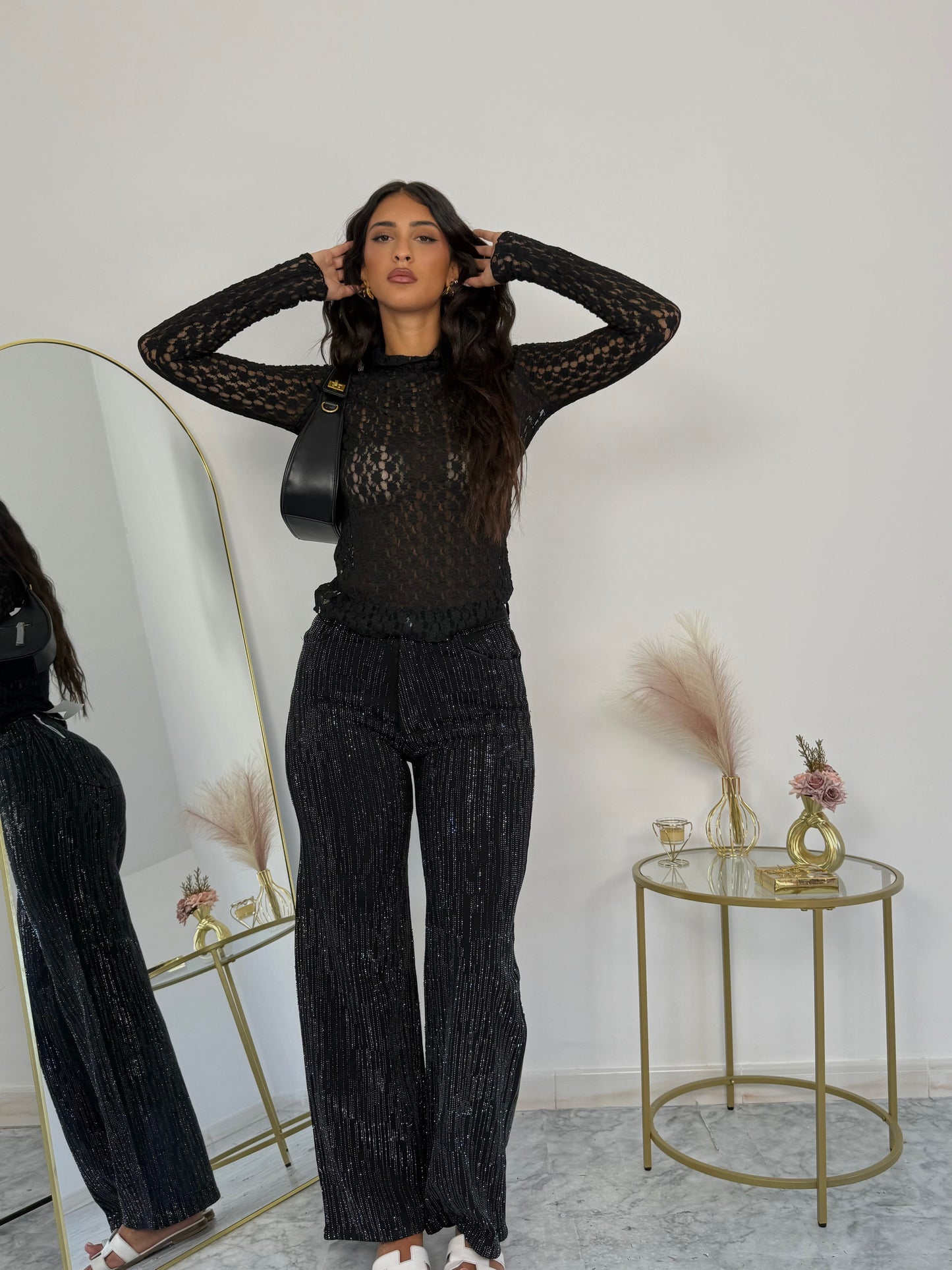Pants Sparkle Black