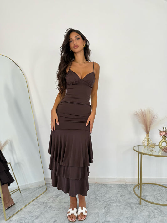 Dress Olivia Brown
