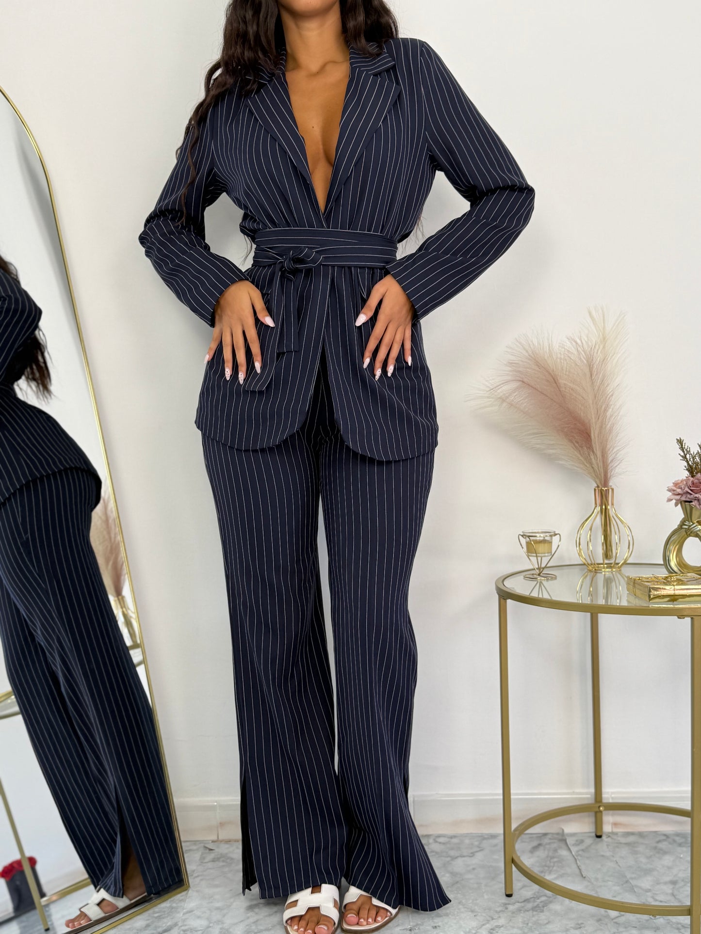 Coordinato Midnight gessato