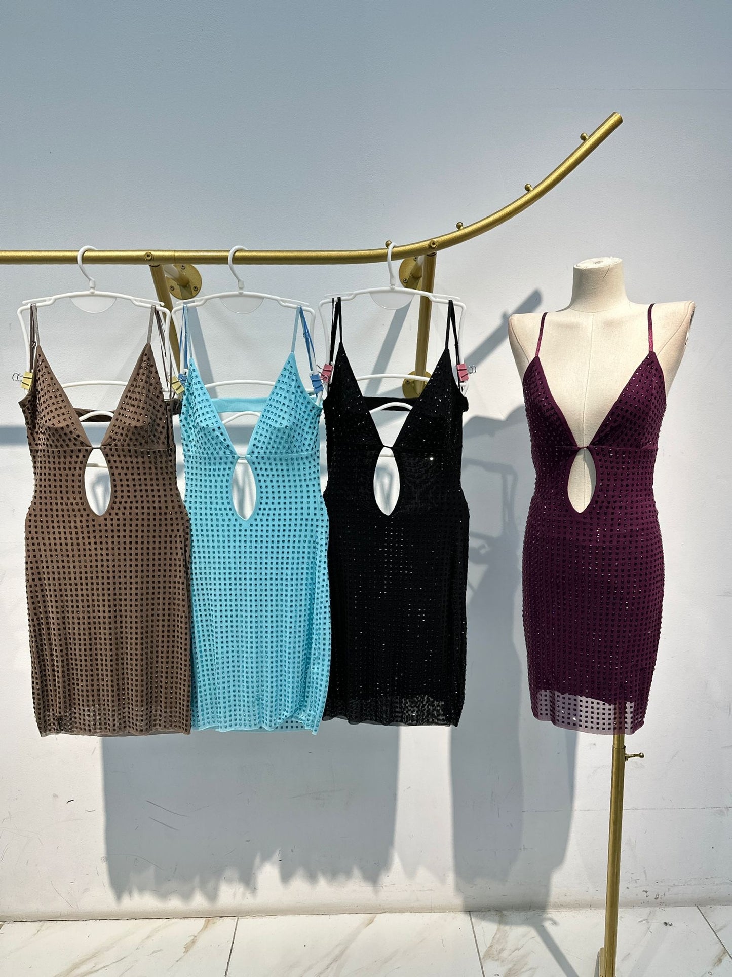 Dress Mocha Glam