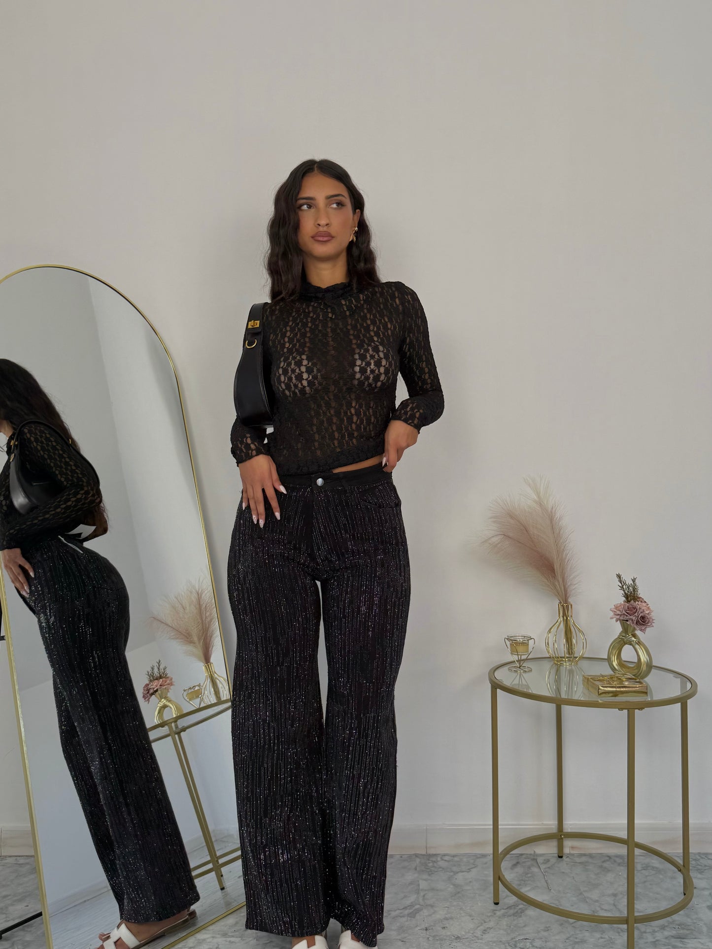 Pants Sparkle Black