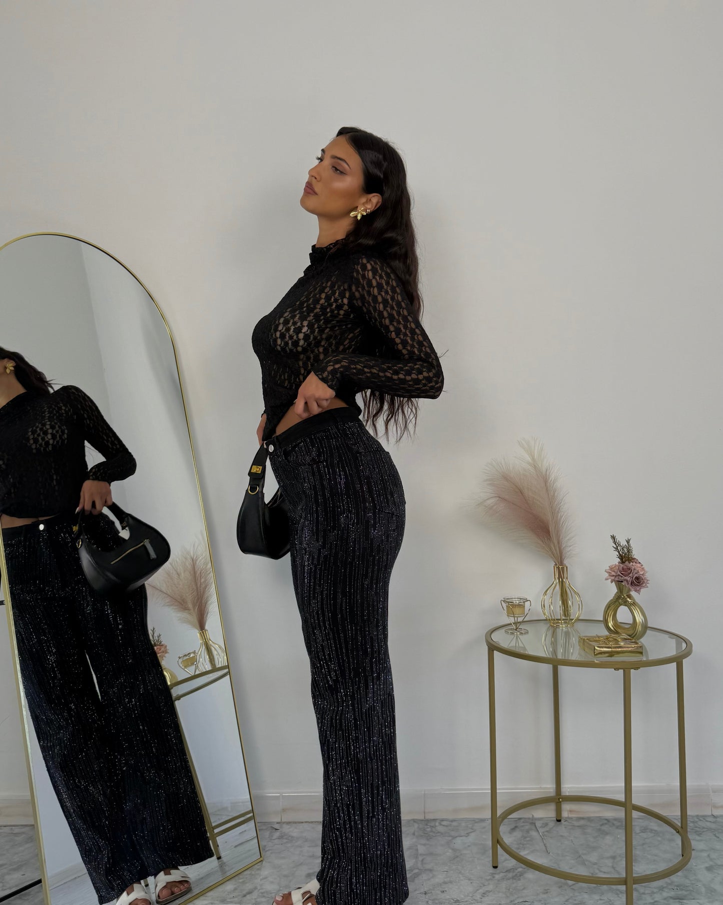 Pants Sparkle Black